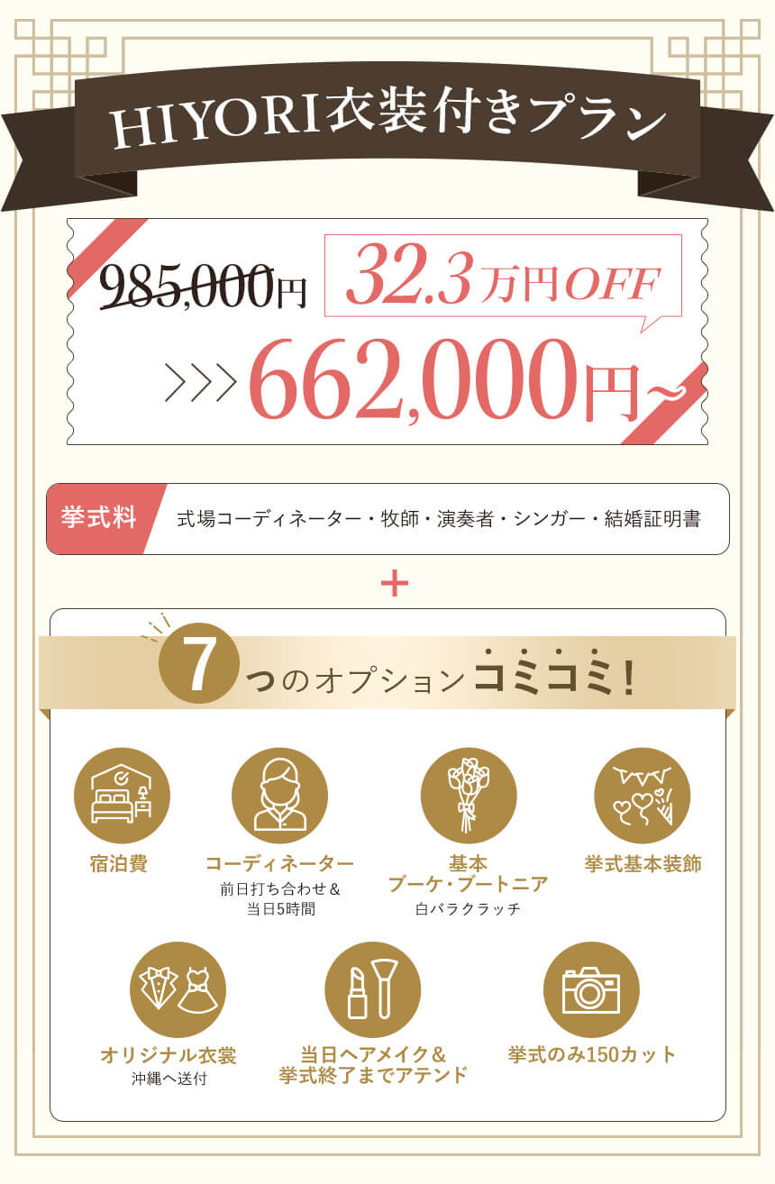 HIYORI衣装付きプラン